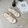 Sandal 3p mũi tròn quai xoắn - MS: S3-25003