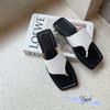 Dép xẹp mũi vuông kẹp ngón- MS: DX-25044