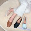 Slipon đế đỏ may chỉ ngang dập chấm bi cổ xẻ - MS: SL-59009