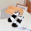 Sandal 4P đế đúc bảng ngang phối khóa - MS: S4-58006
