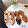 Sandal rọ 3p mũi tròn 6 quai đan chéo - MS: S3-01004