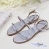 Sandal xẹp mũi tròn 2 quai mảnh hậu vòng - MS: SX-25080