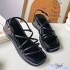 Sandal 5p mũi vuông 2 quai ngang chéo mảnh - MS: S5-70001