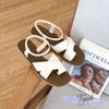 Sandal mũi tròn xỏ ngón 2 quai chéo hậu thun - MS: SX-63005