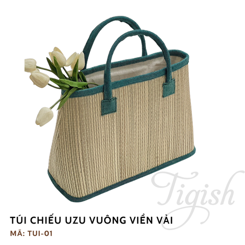  Túi chiếu Uzu vuông viền vải - TUI01 (TC-8601) 