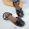 Sandal xẹp mũi vuông 3 quai đan - MS: SX-06014