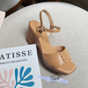 Sandal 8p đế xuồng quai ngang tán đinh - MS: S8-26006