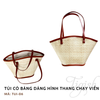 Túi cỏ bàng hình thang chạy viền - TUI06