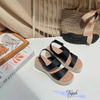 Sandal 5p mũi tròn 2 quai ngang khuyết eo - MS: S5-58004