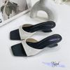Xuồng mũi vuông quai ngang khuyết si gấm - MS: X5-23007