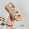 Sandal 3p mũi tròn 2 quai chéo - MS: S3-63002