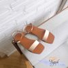 Sandal xẹp mũi vuông bảng ngang - MS:SX-57001