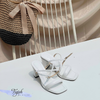 Sandal 7p gót trụ mũi vuông quai ngang mảnh- MS: S7-06011