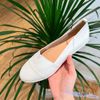 Slipon đế đỏ may chỉ ngang dập chấm bi cổ xẻ - MS: SL-59009