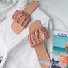 Dép xẹp mũi vuông bảng ngang dúm - MS: DX-63018