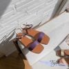 Sandal xẹp mũi vuông bảng ngang - MS:SX-57001