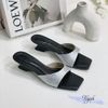 Xuồng mũi vuông quai ngang khuyết si gấm - MS: X5-23007