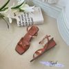 Xuồng sandal 5p 2 quai chéo mảnh - MS: X5-26007