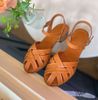 Sandal rọ 3p mũi tròn 6 quai đan chéo - MS: S3-01004