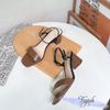Sandal 5p gót trụ mũi vuông bảng ngang hậu phối màu - MS: S5-06029