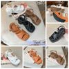 Sandal 8p gót trụ mũi vuông 2 quai chéo may chỉ -  MS: S8-58002