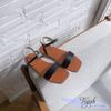 Sandal xẹp mũi vuông bảng ngang - MS:SX-57001