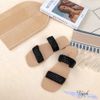 Dép mũi vuông 2 quai ngang thắt bính - MS:DX-25032