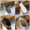 Giày Boot 7p si mũi vuông cổ cao khóa kéo -MS: B7-01002