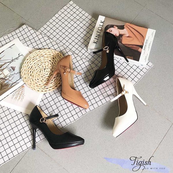 dép nữ tigish, giày cao gót, giày nữ