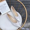 Giày Cao gót nữ 1p mũi nhọn phối nơ chữ nhật - MS: C1-10003