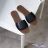 Dép mũi vuông quai ngang lớn dập ly chéo X- MS: DX-63006