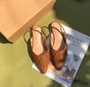 Giày Cao gót 1p Slingblack viền dún hậu thun - MS: C1-22004