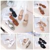 Guốc 5p gót vuông mũi vuông quai ngang khuyết giữa- MS: G5-23007
