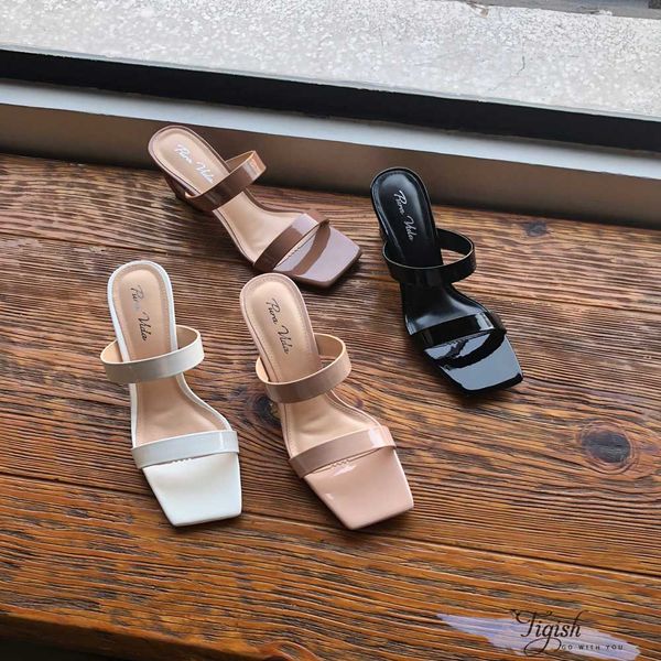 guốc 5p gót chữ O xinh xắn giá tốt