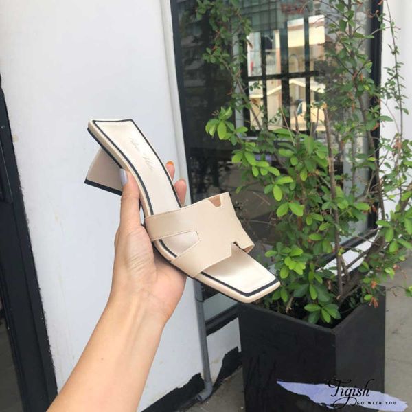 guốc 5p gót thoi chữ H cực xinh