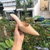 Guốc 5p mũi nhọn may chỉ - MS: G5-26007