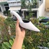 Guốc 5p mũi nhọn may chỉ - MS: G5-26007