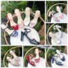 Giày Sandal nữ 10p đúp mũi bảng ngang phối mika - MS: S10-23004