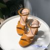 Giày sandal 12p đúp mũi vuông quai chéo - MS: S12-23005