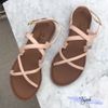 Giày sandal nữ 2 chéo X nhỏ to - MS: SX-25019