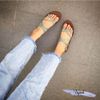 Giày sandal nữ 2 chéo X nhỏ to - MS: SX-25019