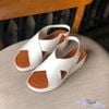 Giày Sandal nữ 4p bánh mì 2 quai chéo lớn - MS: S4-25002