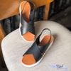 Giày Sandal nữ 4p bánh mì 2 quai chéo lớn - MS: S4-25002