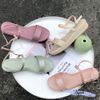 Giày sandal 4p bánh mì quai ngang kiểu mới cực xinh - MS: S4-25001