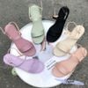 Giày sandal 4p bánh mì quai ngang kiểu mới cực xinh - MS: S4-25001