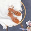 Giày Sandal 5p gót vuông mũi vuông chữ U ngang - MS: S5-23029