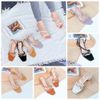 Sandal 5P gót vuông mũi vuông 2 quai ngang chéo si rắn- MS:  S5-06025