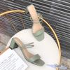 Giày sandal 5p gót khuyết mũi vuông bảng ngang - MS: S5-22006
