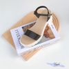 Sandal 6P bánh mì gót mũi vuông quai ngang - MS: S6-58002