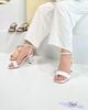 Sandal 7p gót đồng hồ cát mũi vuông quai ngang quai hậu C - MS: S7-06006